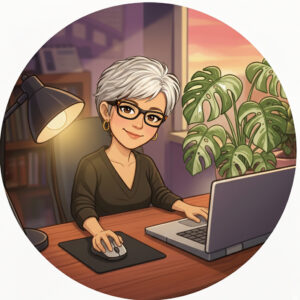 KUMI-XのWebライフを運営するKumiのプロフィール用イラストアバター タイトル