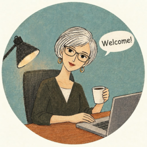 KUMI-XのWebライフを運営するKumiのプロフィール用イラスト