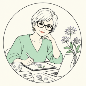 KUMI-XのWebライフを運営するKumiのプロフィール用イラスト
